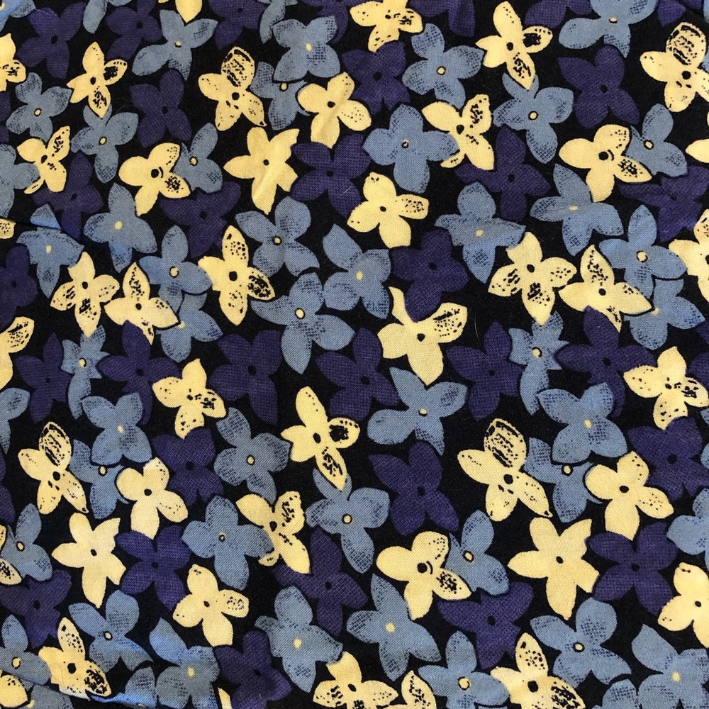 Printed rayon challis fabric